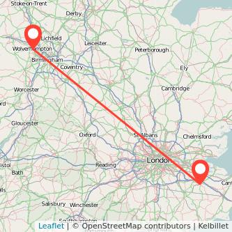 Wolverhampton Maidstone bus map