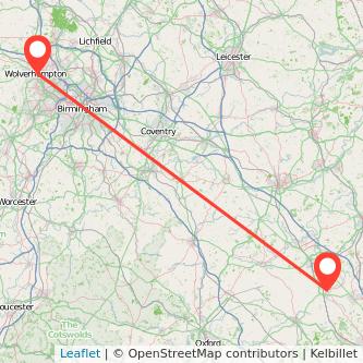 Wolverhampton Leighton Buzzard train map