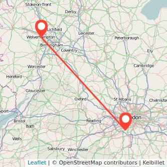 Wolverhampton Epsom bus map