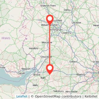 Wolverhampton Chippenham train map