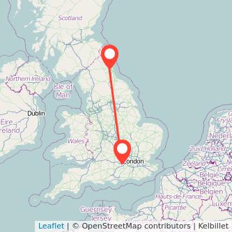 Wokingham Newcastle upon Tyne train map