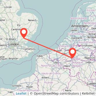 Witham Brussels bus map