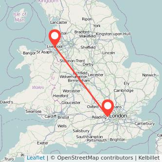 Windsor Liverpool train map