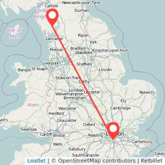 Windermere Sutton train map