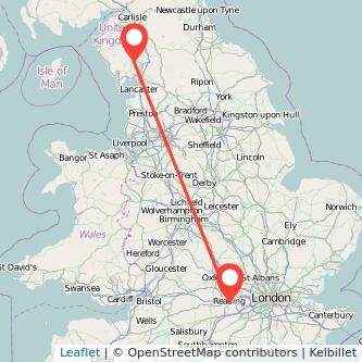 Windermere Reading bus map