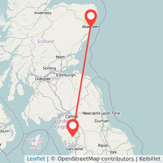 Windermere Aberdeen train map