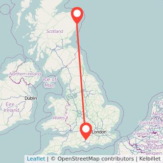 Winchester Aberdeen train map