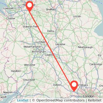 Wilmslow Beaconsfield train map