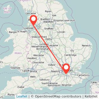 Wigan Sutton train map