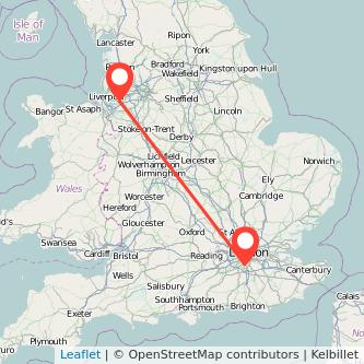 Widnes Sutton train map