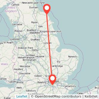 Whitby Sutton train map