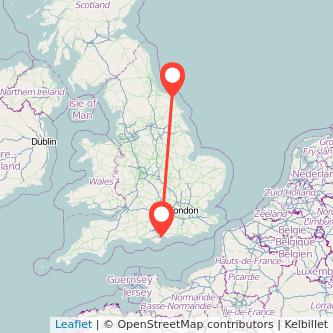 Whitby Portsmouth train map