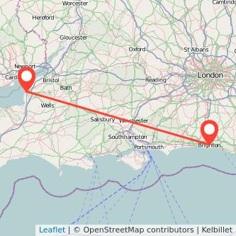 Weston-super-Mare Brighton bus map