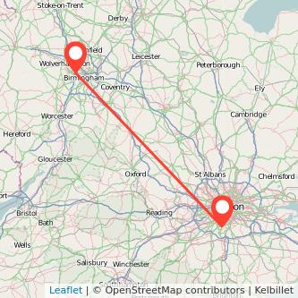 West Bromwich Sutton train map