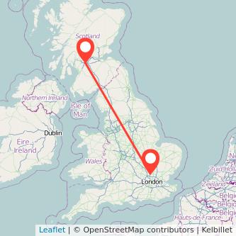 Welwyn Garden City Glasgow train map