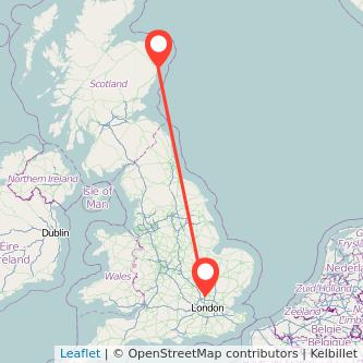 Welwyn Garden City Aberdeen train map