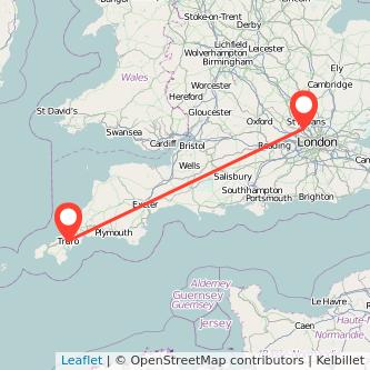 Watford Truro bus map
