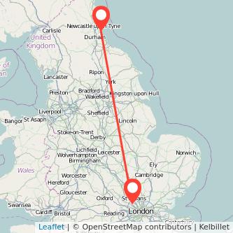 Watford Sunderland train map