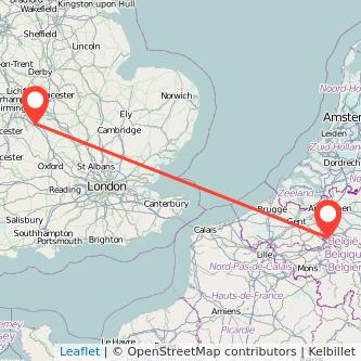 Warwick Brussels bus map