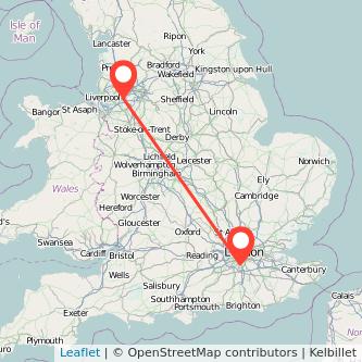 Warrington Sutton train map