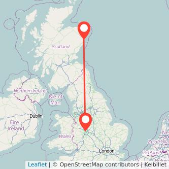 Walsall Aberdeen bus map