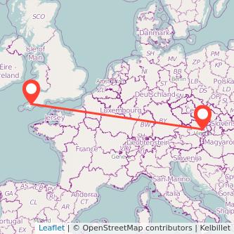 Truro Vienna train map
