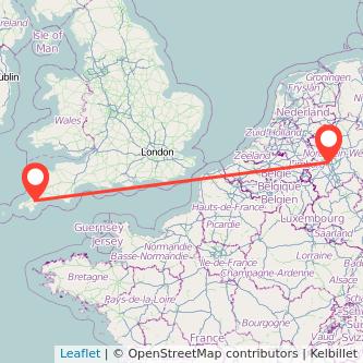 Truro Düsseldorf bus map