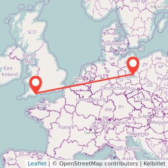 Torquay Berlin train map