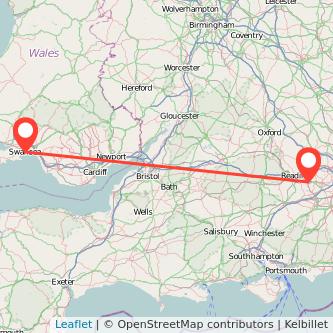 Swansea Wokingham train map
