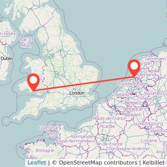 Swansea Amsterdam train map