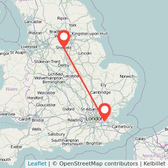 Swanscombe Sheffield bus map