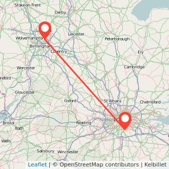 Sutton Coldfield Croydon bus map