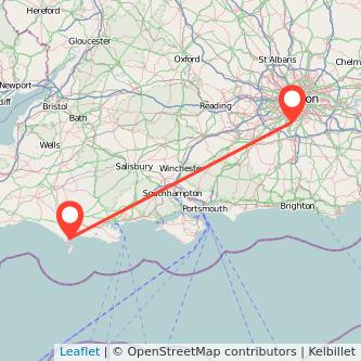 Sutton Weymouth train map