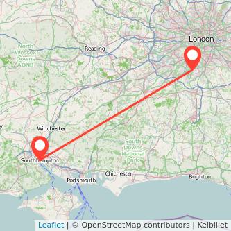 Sutton Southampton bus map