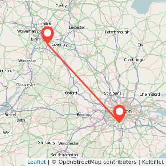 Sutton Solihull train map