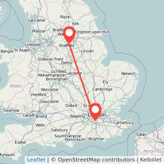 Sutton Rotherham train map