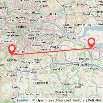 Sutton Rochester train map