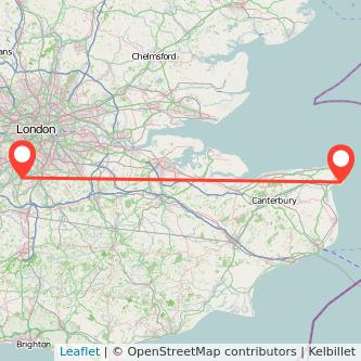 Sutton Ramsgate train map