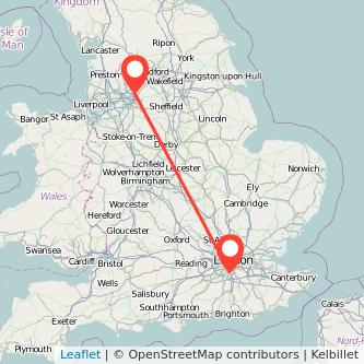 Sutton Oldham train map