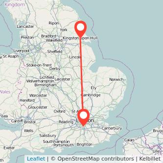 Sutton Hull bus map