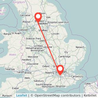 Sutton Halifax train map