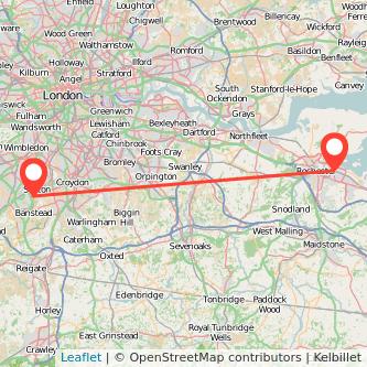 Sutton Gillingham bus map