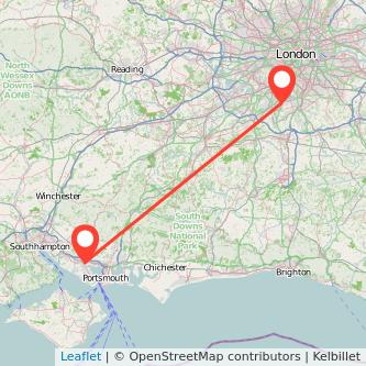 Sutton Fareham train map