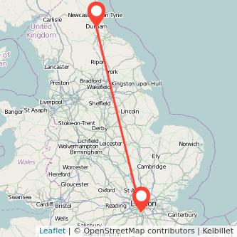 Sutton Durham train map