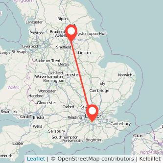 Sutton Doncaster train map