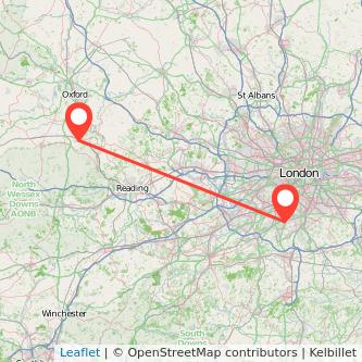 Sutton Didcot train map