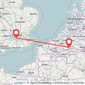 Sutton Brussels bus map