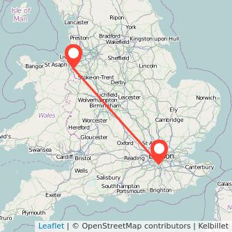 Sutton Chester bus map