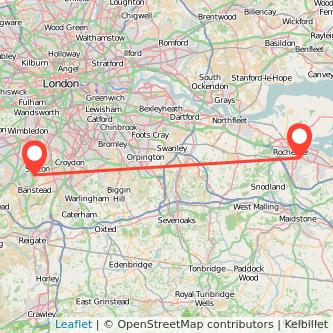 Sutton Chatham train map