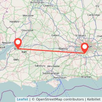 Sutton Bristol bus map